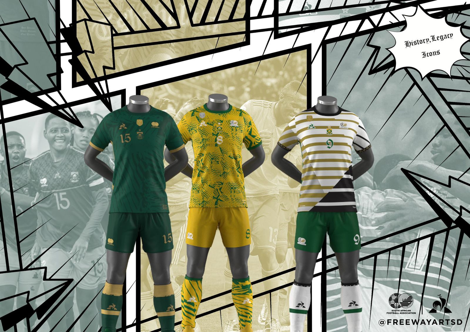 Le Sportif names Lwazi national team jersey design as the | SAFA.net
