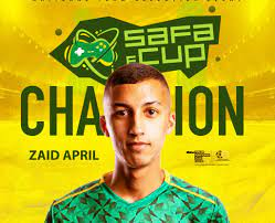Zaid April crowned as the SAFA eCup 2023 champion
