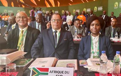 SAFA President, VP, CEO attend 2026 FIFA World Cup CAF Qualifiers draw